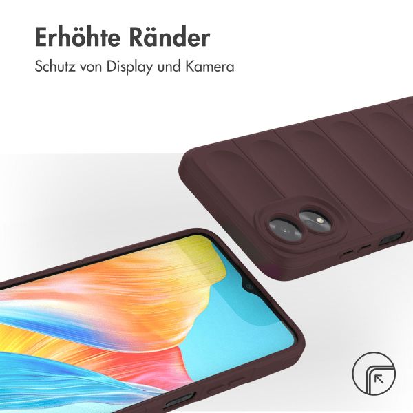 imoshion EasyGrip Back Cover für das Oppo A18 / Oppo A38 - Aubergine