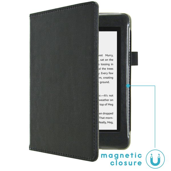 imoshion Vegan Leather Klapphülle Amazon Kindle Paperwhite 4 - Schwarz