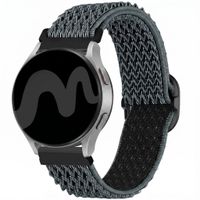 imoshion Elastisches Nylonarmband -   Universelle 18 mm Anschluss - Hellgrau