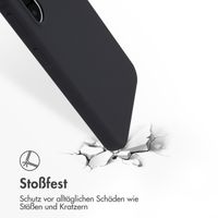 Accezz Liquid Silicone Backcover mit MagSafe für das Samsung Galaxy A36 - Schwarz