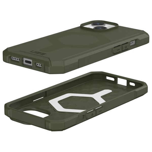 UAG Essential Armor MagSafe für das iPhone 15 - Olive Drab