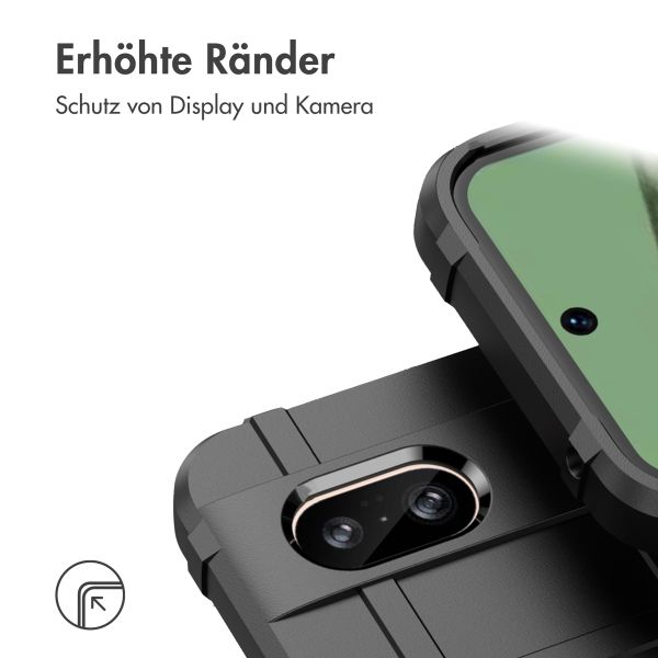 imoshion Rugged Shield Backcover für das Google Pixel 8a - Schwarz