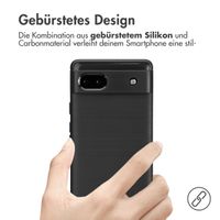 imoshion Brushed Back Cover für das Google Pixel 6a - Schwarz