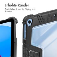 Accezz Rugged Trifold Klapphülle Apple iPad 11 (2025) 11 Zoll A16 / iPad 10 (2022) 10.9 Zoll - Schwarz