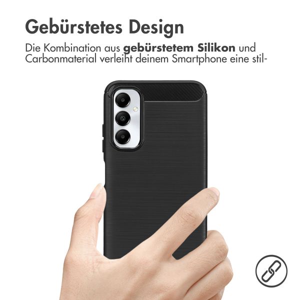 imoshion Brushed Back Cover für das Samsung Galaxy A05s - Schwarz