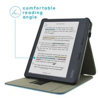 imoshion Stand Flipcase für das Kobo Libra Colour / Tolino Vision Color - Hellblau