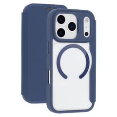 Transparente Bookcase mit MagSafe Apple iPhone 17 Pro - Blau