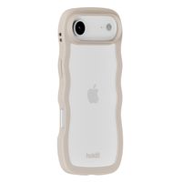 Holdit Wavy Case Apple iPhone Air - Transparent / Light Beige