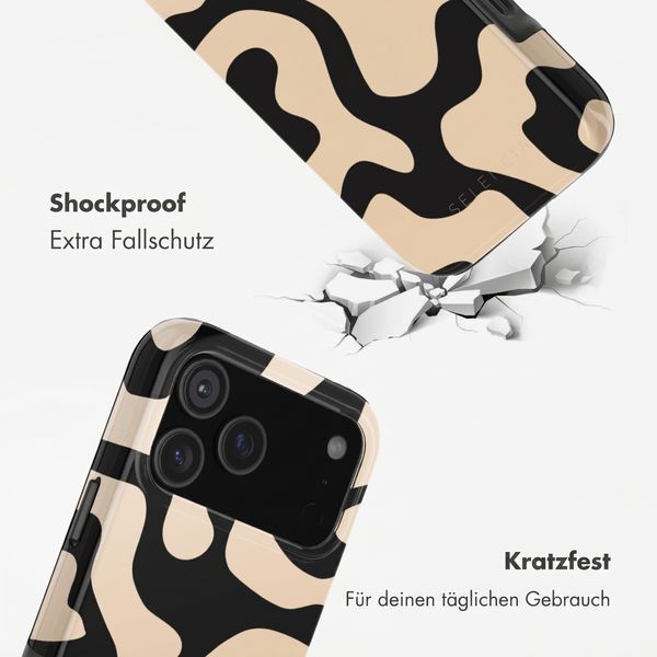 Selencia Vivid Rückabdeckung mit MagSafe Apple iPhone 18 Pro / 17 Pro - Art Wave Black