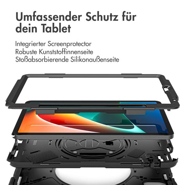 imoshion Tablet Cover mit Handriemen für das Xiaomi Pad 5 / 5 Pro - Schwarz