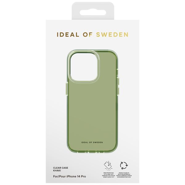 iDeal of Sweden Clear Case für das iPhone 14 Pro - Khaki