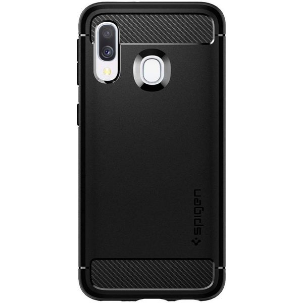 Spigen Rugged Armor Case Schwarz für das Samsung Galaxy A40