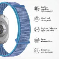imoshion Nylonarmband für Samsung Galaxy Watch 8 (40/44mm) / Classic (46mm) - Marine Blue