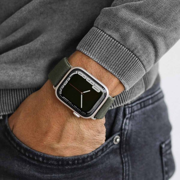 Vonmählen Classic Nylon Loop Armband für deine Apple Watch | 44/45/46/49 mm - Olive