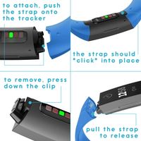 imoshion Silikonband für das  Fitbit Charge 3 / 4 - Blau