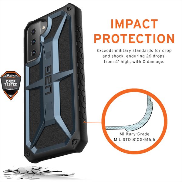 UAG Monarch Case für das Samsung Galaxy S21 Plus - Blau