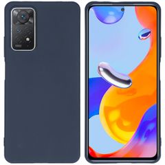 imoshion Color TPU Hülle für das Xiaomi Redmi Note 11 Pro - Dunkelblau