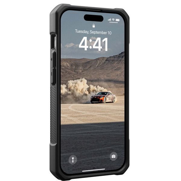 UAG Monarch Backcover für das Apple iPhone 15 Pro - Kevlar Black