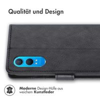 imoshion Luxuriöse Klapphülle für das OnePlus Nord CE 4 Lite 5G - Schwarz