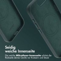 Accezz MagSafe Leather Backcover Apple iPhone 16e - Cedar Green