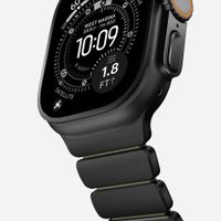 Nomad Stratos Armband für Apple Watch | 44/45/46/49 mm - Forest Green / Black Titanium
