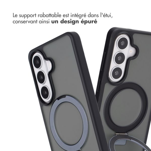 Accezz Ring Stand Backcover mit MagSafe Samsung Galaxy S26 - Schwarz