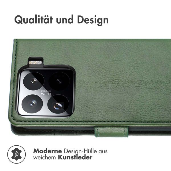 imoshion Luxuriöse Klapphülle Xiaomi 15 Pro - Grün