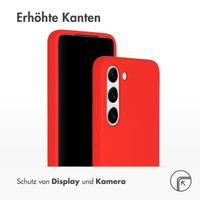 Accezz Liquid Silikoncase für das Samsung Galaxy S23 - Rot