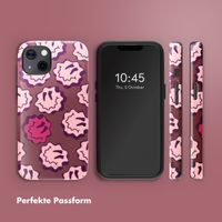 Selencia Vivid Rückabdeckung mit MagSafe Apple iPhone 13 - Wavy Smiley Pink