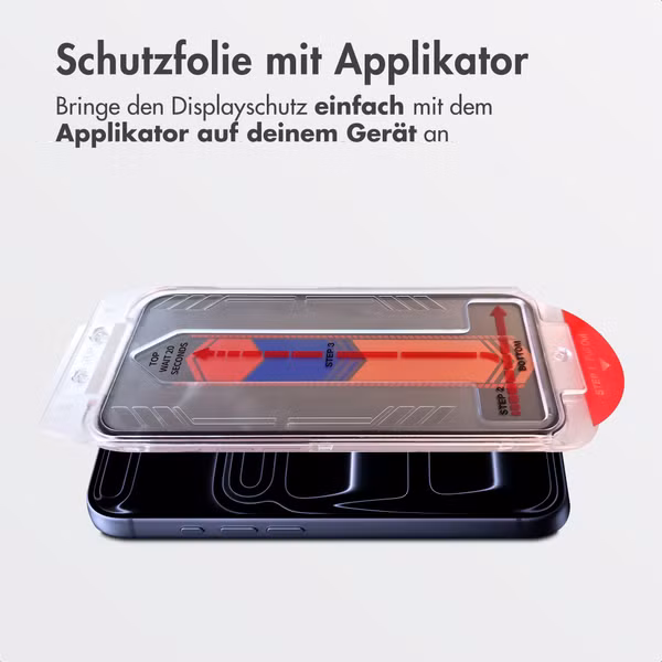 Accezz Sichtschutz-Schutzglas mit Applikator Apple iPhone 17 Pro
