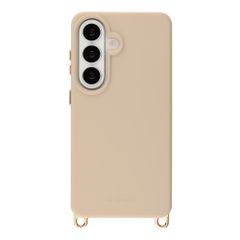 Selencia Rivièra Backcover mit MagSafe mit abnehmbaren Haken Samsung Galaxy S26 - Milky Latte