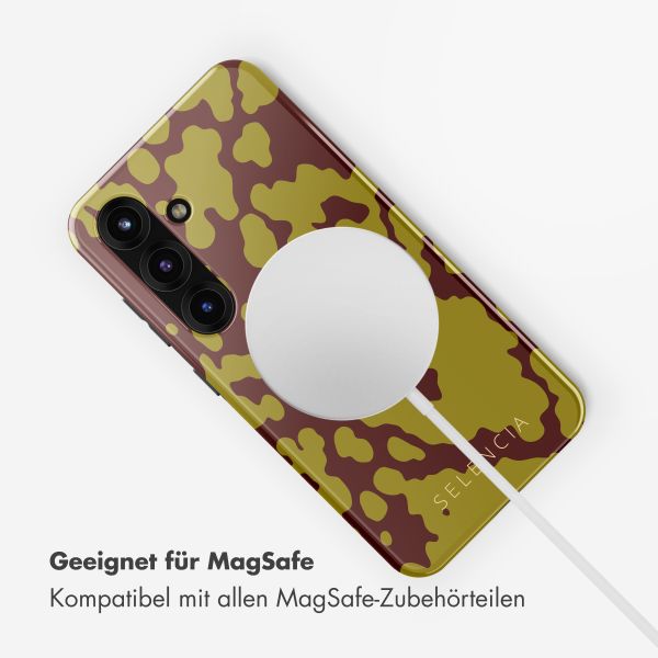 Selencia Vivid Rückabdeckung mit MagSafe Samsung Galaxy S25 - Moo'd Olive Dust