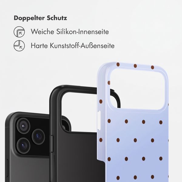 Selencia Vivid Back Cover Apple iPhone 18 Pro Max / 17 Pro Max - Happy Dots Digital Sky