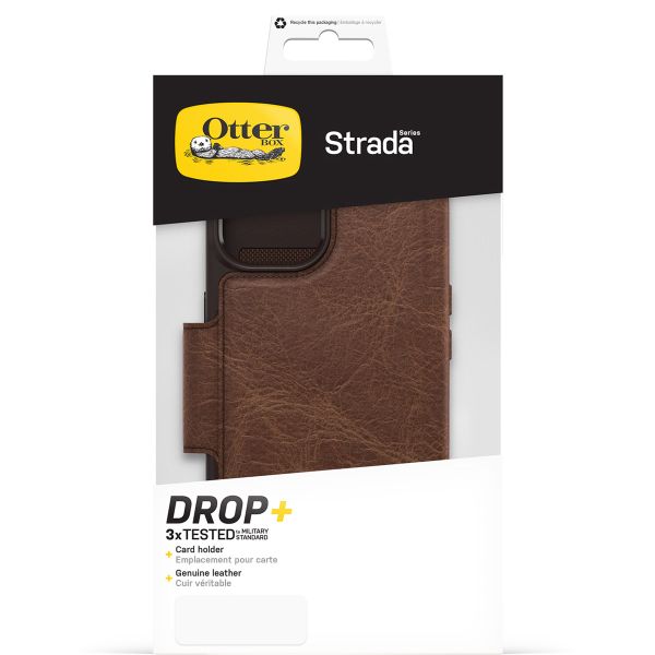 OtterBox Strada Klapphülle für das iPhone 14 - Braun