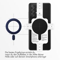 imoshion MagSafe-Aufkleber mit Installationshilfe - Dunkelblau