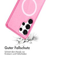 imoshion Sparkle Back Cover mit MagSafe für das Samsung Galaxy S24 Ultra - Glitzer Rosa