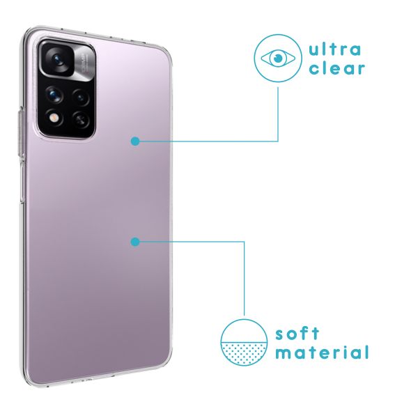 imoshion Gel Case für das Xiaomi Redmi Note 11 Pro - Transparent