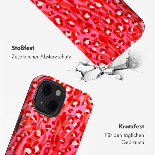 Selencia Vivid Tough Back Cover mit MagSafe für das iPhone 13 - Wild Spots Lipstick