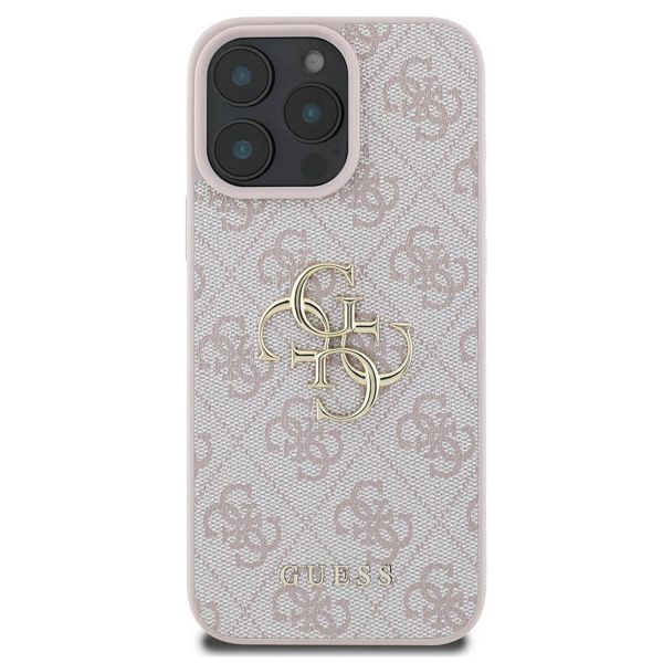 Guess 4G Metal Logo Back Cover für das Apple iPhone 16 Pro - Rosa