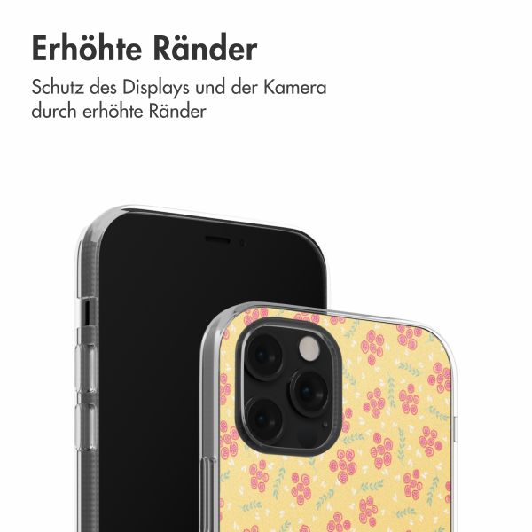 imoshion  Design Hülle für das iPhone 12 (Pro) - Sunny Yellow Petite Flowers