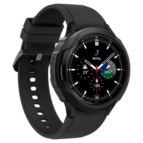 Spigen Liquid Air™ Pro Case für die Samsung Galaxy Watch 4 Classic - 46 mm - Matte Black