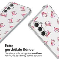 imoshion Design Hülle mit Band Samsung Galaxy A54 (5G) - Crab Watercolor