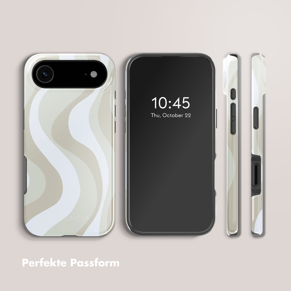 Selencia Vivid Rückabdeckung mit MagSafe Apple iPhone Air - Desert Waves Beige