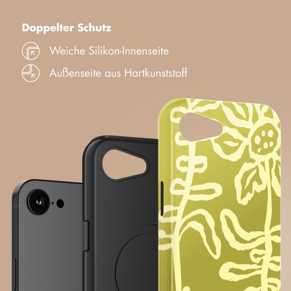 Selencia Vivid Back Cover Apple iPhone 17e / 16e - Chalky Bloom