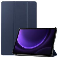 imoshion Trifold Klapphülle für das Samsung Tab S10 FE 10.9 Zoll / S9 FE 10.9 Zoll / Tab S9 11.0 Zoll - Dunkelblau