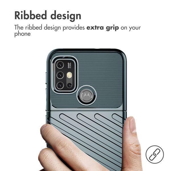 imoshion Thunder Backcover für das Motorola Moto G30 / G20 / G10 (Power) - Grün