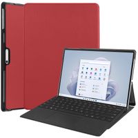 imoshion Trifold Klapphülle für das Microsoft Surface Pro 9 / Pro 10 / Pro 11 - Rot