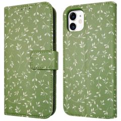 imoshion Design Klapphülle Apple iPhone 11 - Green Flowers