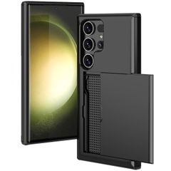 imoshion Backcover mit Kartenfach Samsung Galaxy S24 Ultra - Schwarz