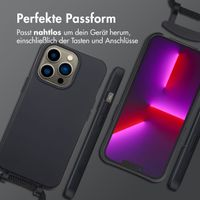 imoshion Color Backcover mit abnehmbarem Handykette und MagSafe Apple iPhone 13 Pro - Schwarz